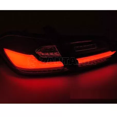 Πισινά Φανάρια Set Για Ford Fiesta RS 2017-2021 Led Bar Red Smoke JunYan 