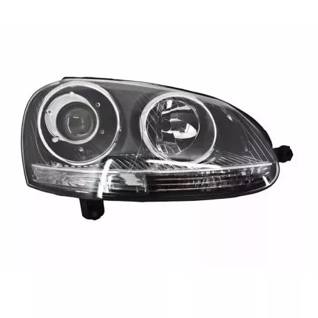 Μπροστινά Φανάρια Set Για Vw Golf V (5) 03-08 Projectors GTI / R32 Look Χρωμίου H7/H7 Με Μοτέρ & E-Mark Carner 