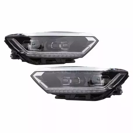 Μπροστινά Φανάρια Set Για Vw Passat B8 15+ DRL Led Matrix & Led Signal Dynamic R-Line Look Full Led Με Μοτέρ Carner 