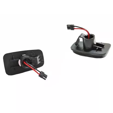 Πλαϊνά Φλας Φτερού Για Citroen Saxo / Berlingo / Xsara / Jumpy / Peugeot 406 Led Dynamic Λευκά 2 Τεμάχια 