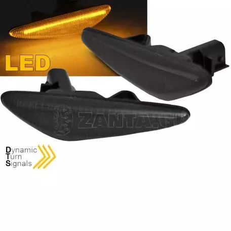 Πλαϊνά Φλας Φτερού Για  Mazda 6 Atenza GH 08-12, RX-8 09-12, 5 Premacy CW 10-13,  MX5 ND 15+ Led Dynamic Φιμέ 2 Τεμάχια 