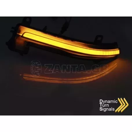 Φλας Καθρέπτη Για Bmw 1 F20,F21,F22,F23 / 3 F30,F31,F32,F33,F36 / X1 E84 Dynamic Led Φιμέ 2 Τεμάχια 