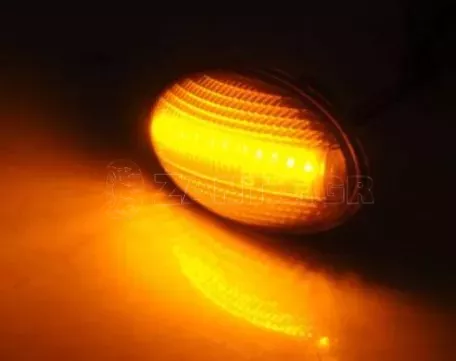 Led φλας για Mini Cooper (2001-2006) - smoke - σετ 2τμχ. 