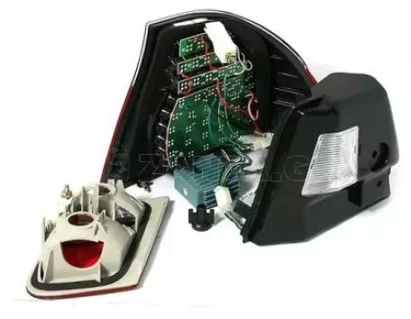 Πίσω φανάρια led για BMW E46 coupe (1998-2003) - chrome - σετ 2τμχ. 