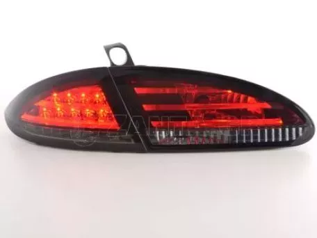 Πίσω φανάρια led για Seat Leon 1P (2005-2009) - μαύρα - σετ 2τμχ. 