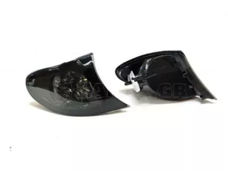 Φλας δίπλα στο φανάρι  BMW E46 sedan (2001-2005) - φιμέ χρωμίου - σετ 2τμχ. 