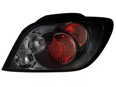 Πίσω φανάρια για Peugeot 307 - μαύρα - σετ 2τμχ. 
