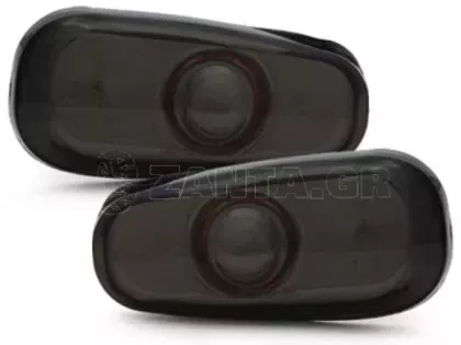 Φλας Opel Astra G (1998-2004) - μαύρο χρωμίου - σετ 2τμχ.