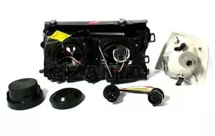 Φανάρια εμπρός angel eyes για Vw Passat 3Β/B5 (1997-2000) - chrome , χωρίς λάμπες (Η7) - σετ 2τμχ. 