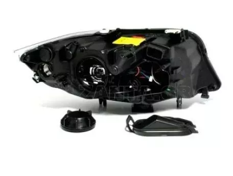 Φανάρια εμπρός angel eyes για BMW E90(2005-2009) - black , χωρίς λάμπες (Η7) - σετ 2τμχ. 
