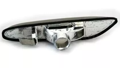 Φλας για BMW E46 (2001-2005) / E60 / X3 (2004-2009) - χρωμίου - σετ 2τμχ. 