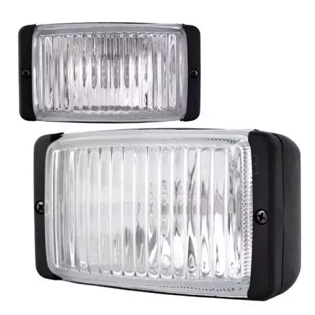 Προβολείς Ομίχλης Universal 78x65x138mm LA-7020 Λευκοί 2 Τεμάχια 