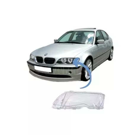 Κρύσταλλο Φαναριού Αριστερό Για Bmw 3 E46 Sedan/Touring Facelift 01-05 Xenon & Halogen 1 Τεμάχιο 