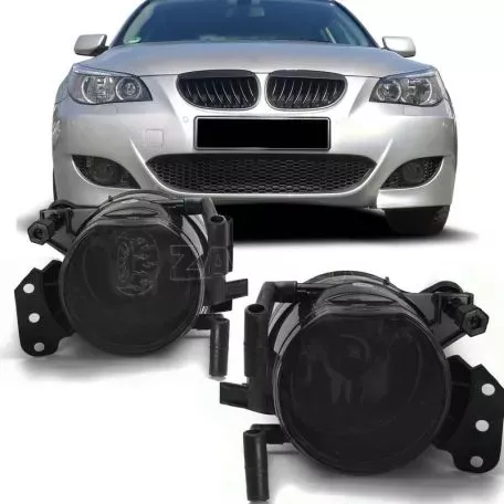 Προβολείς Ομίχλης Για Bmw 3 E46 03-06, E90/E91 04-11, 5 E60/E61 04-10, 6 E63/E64 04-10, X3 E83 03-07 Φιμέ / Smoke 2 Τεμάχια 