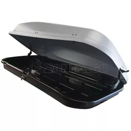Μπαγκαζιέρα Οροφής Αυτοκινήτου Rackit Sky 430lt Γκρι Με Μονό Άνοιγμα 