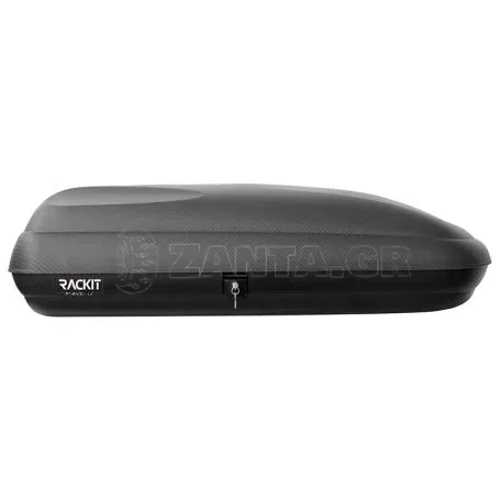 Μπαγκαζιέρα Οροφής Αυτοκινήτου Rackit 320lt Carbon Με Μονό Άνοιγμα 