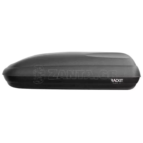 Μπαγκαζιέρα Οροφής Αυτοκινήτου Rackit 320lt Carbon Με Μονό Άνοιγμα 