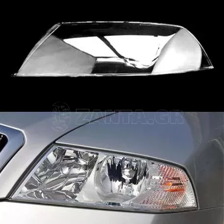 Κρύσταλλα Φαναριών Για Skoda Octavia 04-09 Sedan / Touring Ζευγάρι 2 Τεμάχια 