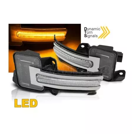 Φλας Καθρέπτη Για Honda Civic16-21 Dynamic Led Canbus Άσπρο 2 Τεμάχια 