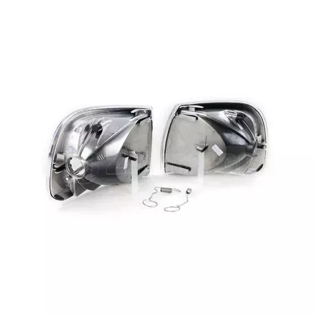 Μπροστινά Φλας Για Vw T4 96-03 / Multivan 08/96-03/03 Μαύρα 2 Τεμάχια 