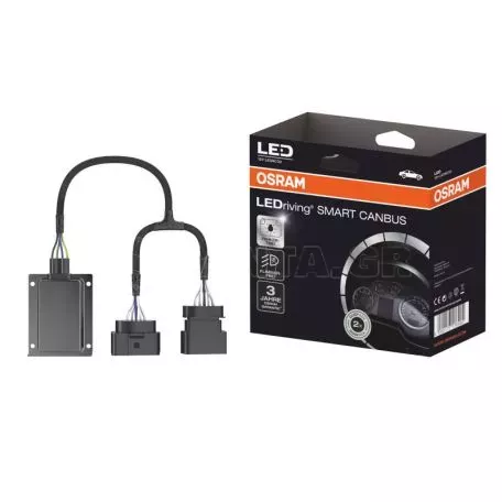 Αντίστασεις Canceller Canbus Για Led Με Φίσα Plug & Play Osram LEDriving Smart Canbus LEDSC02-1-2HFB 2 Τεμάχια 
