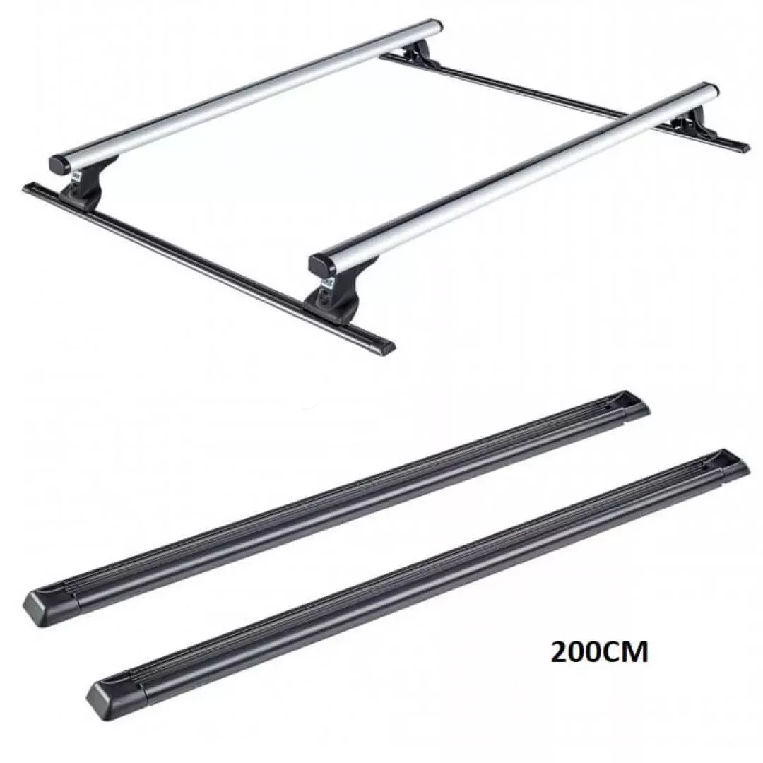 Βάσεις Τοποθέτησης Μπαρών CRUZ "T-Tracks" 941-322 150cm 2 Τεμάχια