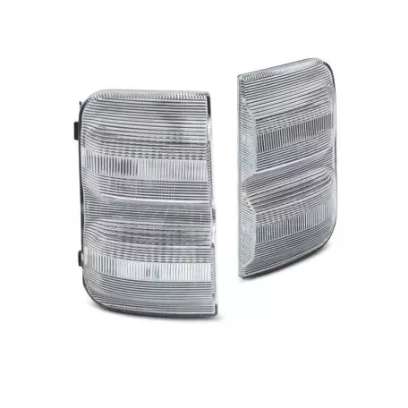 Φλας Καθρέπτη Για  Peugeot Boxer 06-18 / Fiat Ducato 06-18 / Citroen Jumper 06-18 Dynamic Λευκό 2 Τεμάχια 
