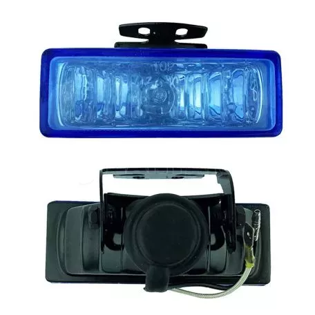 Προβολείς Ομίχλης Universal 126x46mm H3 12 Volt 55 Watt LA-V127 Μπλε 2 Τεμάχια 