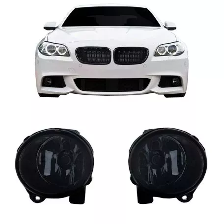 Προβολείς Ομίχλης Για  Bmw 2 F22 F23 13+ / 3 E92 E93 05-08 / 5 F07 GT,F10  F11 09+  Για M-Tech Προφυλακτήρες Smoke / Φιμέ 2 Τεμάχια 