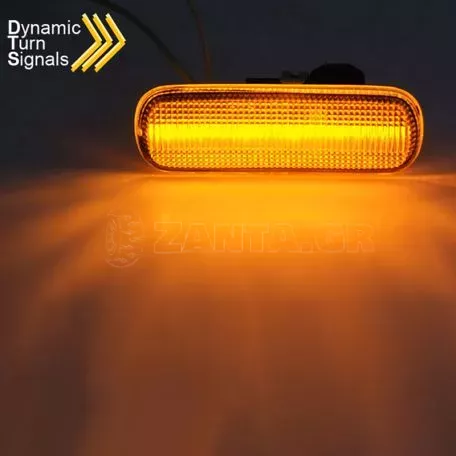 Φλας Καθρέπτη Για Citroen C4 04-11 Dynamic Led Canbus Λευκά 2 Τεμάχια 