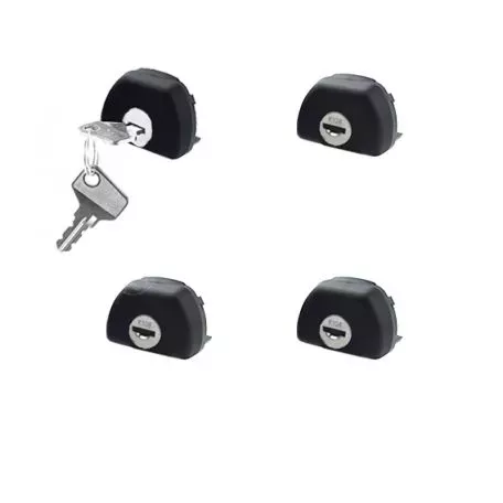 Κλειδαριές Για Μπάρες Οροφής CRUZ Alu Cargo 932-044 Σετ 4 Τεμάχια Με 2 Κλειδιά 