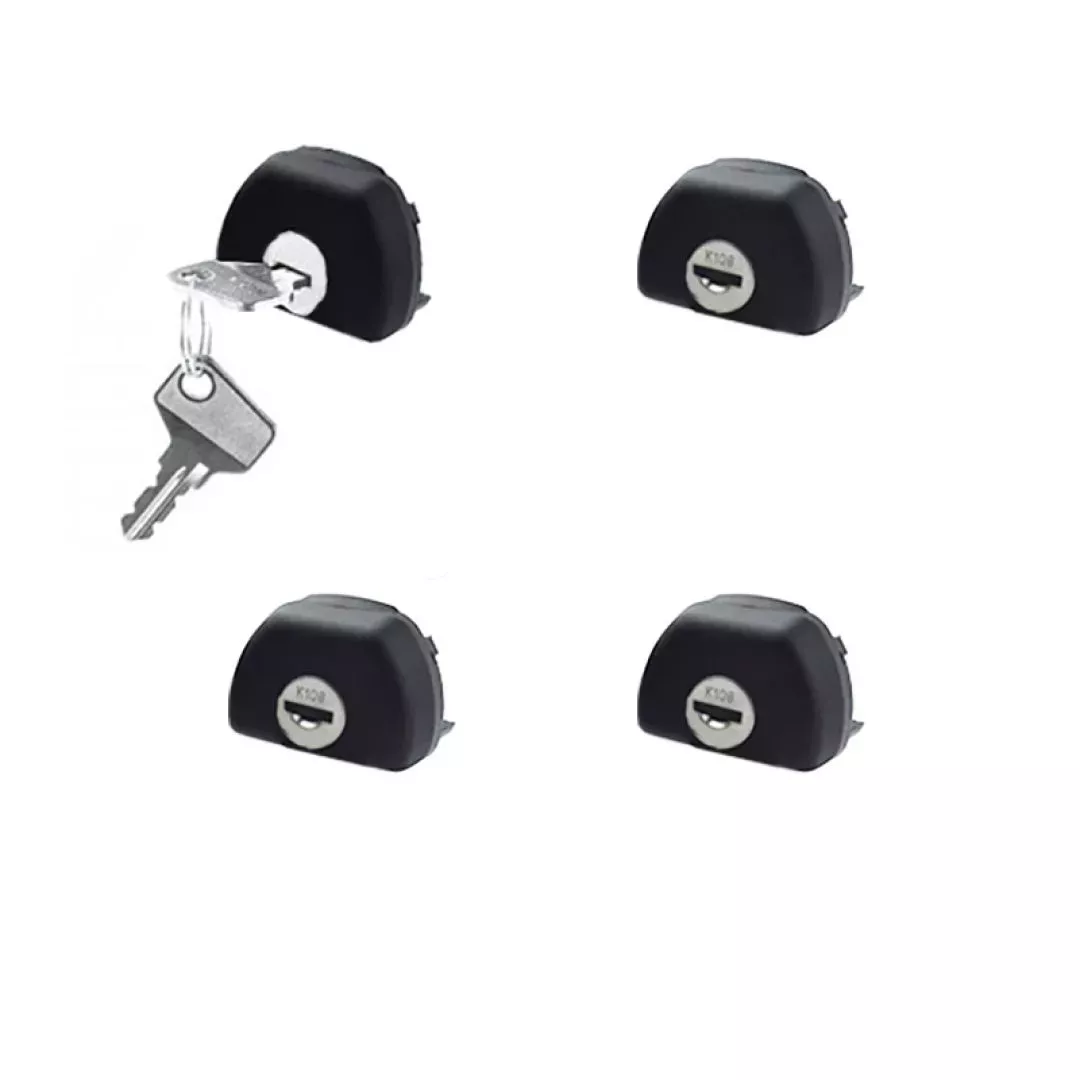 Κλειδαριές Για Μπάρες Οροφής CRUZ Alu Cargo 932-044 Σετ 4 Τεμάχια Με 2 Κλειδιά