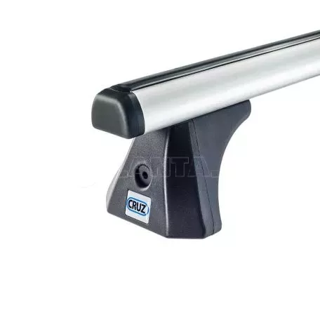 Μπάρες Οροφής Αλουμινίου CRUZ 924-705 Oplus AT-108cm Ασημί 2 Τεμάχια 