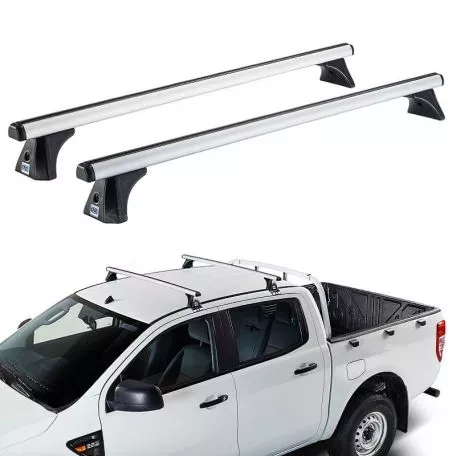 Μπάρες Οροφής Αλουμινίου CRUZ 924-705 Oplus AT-108cm Ασημί 2 Τεμάχια 
