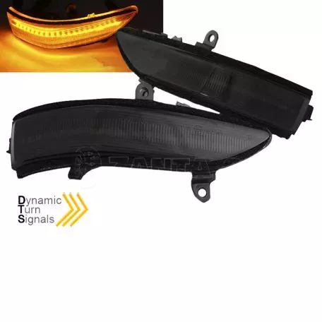 Φλας Καθρέπτη Για Subaru Forester 11-13, Outback 08-11, Legacy 08-11, Tribeca 08-14 Dynamic Led Φιμέ 2 Τεμάχια 
