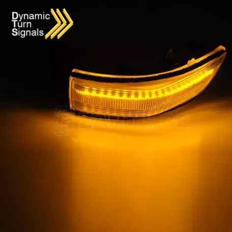 Φλας Καθρέπτη Για Subaru Forester 11-13, Outback 08-11, Legacy 08-11, Tribeca 08-14 Dynamic Led Άσπρα 2 Τεμάχια 