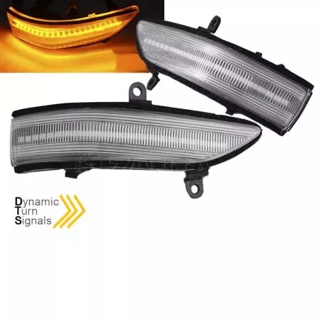 Φλας Καθρέπτη Για Subaru Forester 11-13, Outback 08-11, Legacy 08-11, Tribeca 08-14 Dynamic Led Άσπρα 2 Τεμάχια 