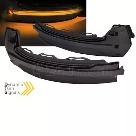 Φλας Καθρέπτη Για Audi A3 8V 12-20 Dynamic Led Φιμέ 2 Τεμάχια 