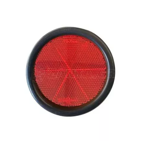 Αντανακλαστικό Βιδωτό Με Βάση Στρόγγυλο 80mm Proplast Κόκκινο 26111202 1 Τεμάχιο 