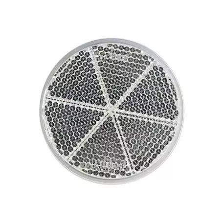 Αντανακλαστικό Αυτοκόλλητο Στρόγγυλο 60mm Proplast Λευκό 26101103 1 Τεμάχιο 
