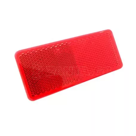 Αντανακλαστικό Αυτοκόλλητο 94mm x 44mm Proplast Κόκκινο 26103102 1 Τεμάχιο 