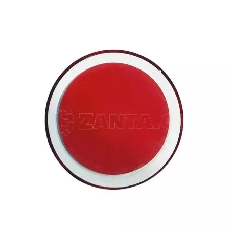 Αντανακλαστικό Αυτοκόλλητο Στρόγγυλο 60mm Proplast Κόκκινο 26101102 1 Τεμάχιο 
