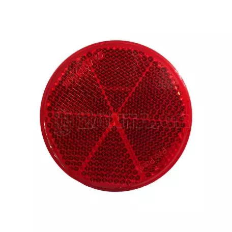 Αντανακλαστικό Αυτοκόλλητο Στρόγγυλο 60mm Proplast Κόκκινο 26101102 1 Τεμάχιο 