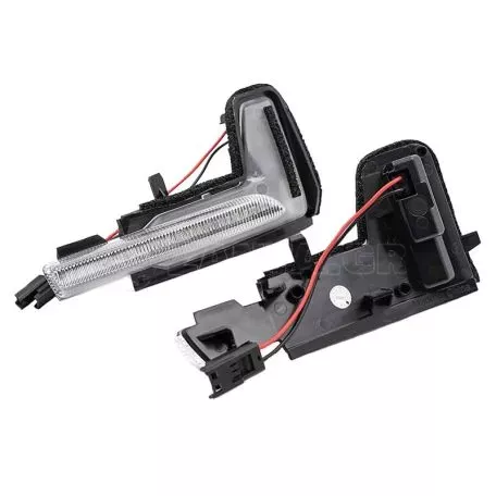 Φλας Καθρέπτη Για Volvo XC60 14+ / XC90 14+ / V90 16+ Led Dynamic Άσπρα 2 Τεμάχια 