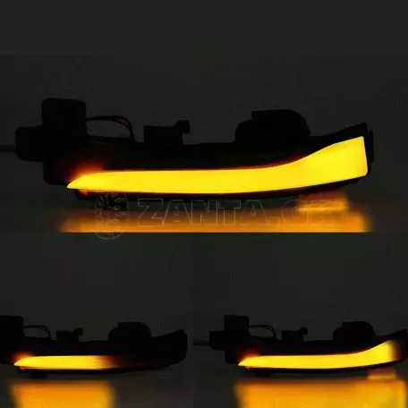 Φλας Καθρέπτη Για Volvo S60 11-18 / S80 12-16 / V40 13+ / V60 11-18 / V70 12+ Led Dynamic Φιμέ 2 Τεμάχια 