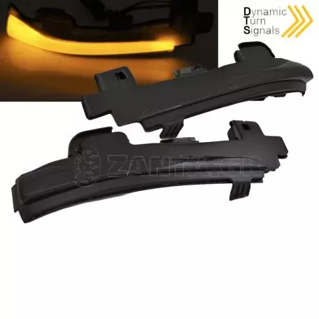 Φλας Καθρέπτη Για Volvo S60 11-18 / S80 12-16 / V40 13+ / V60 11-18 / V70 12+ Led Dynamic Φιμέ 2 Τεμάχια 