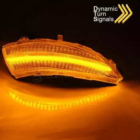 Φλας Καθρέπτη Για Renault Clio IV 12-16 / Captur 13-17 Dynamic Led Άσπρα 2 Τεμάχια 