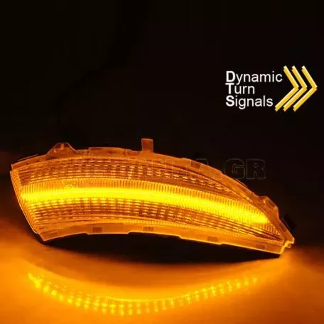Φλας Καθρέπτη Για Renault Clio IV 12-16 / Captur 13-17 Dynamic Led Φιμέ 2 Τεμάχια 