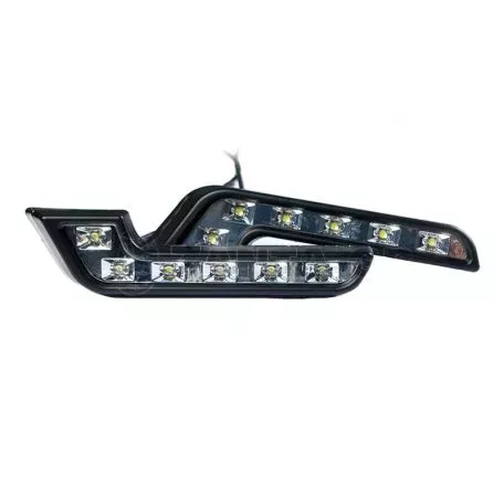 DRL Set Φώτα Ημέρας Universal L-Σχήμα Mercedes-Benz E-Class W212 Look 12 Volt 2 Τεμάχια 