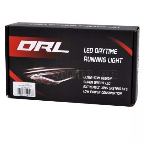 DRL Set Φώτα Ημέρας Universal L-Σχήμα Mercedes-Benz E-Class W212 Look 12 Volt 2 Τεμάχια 